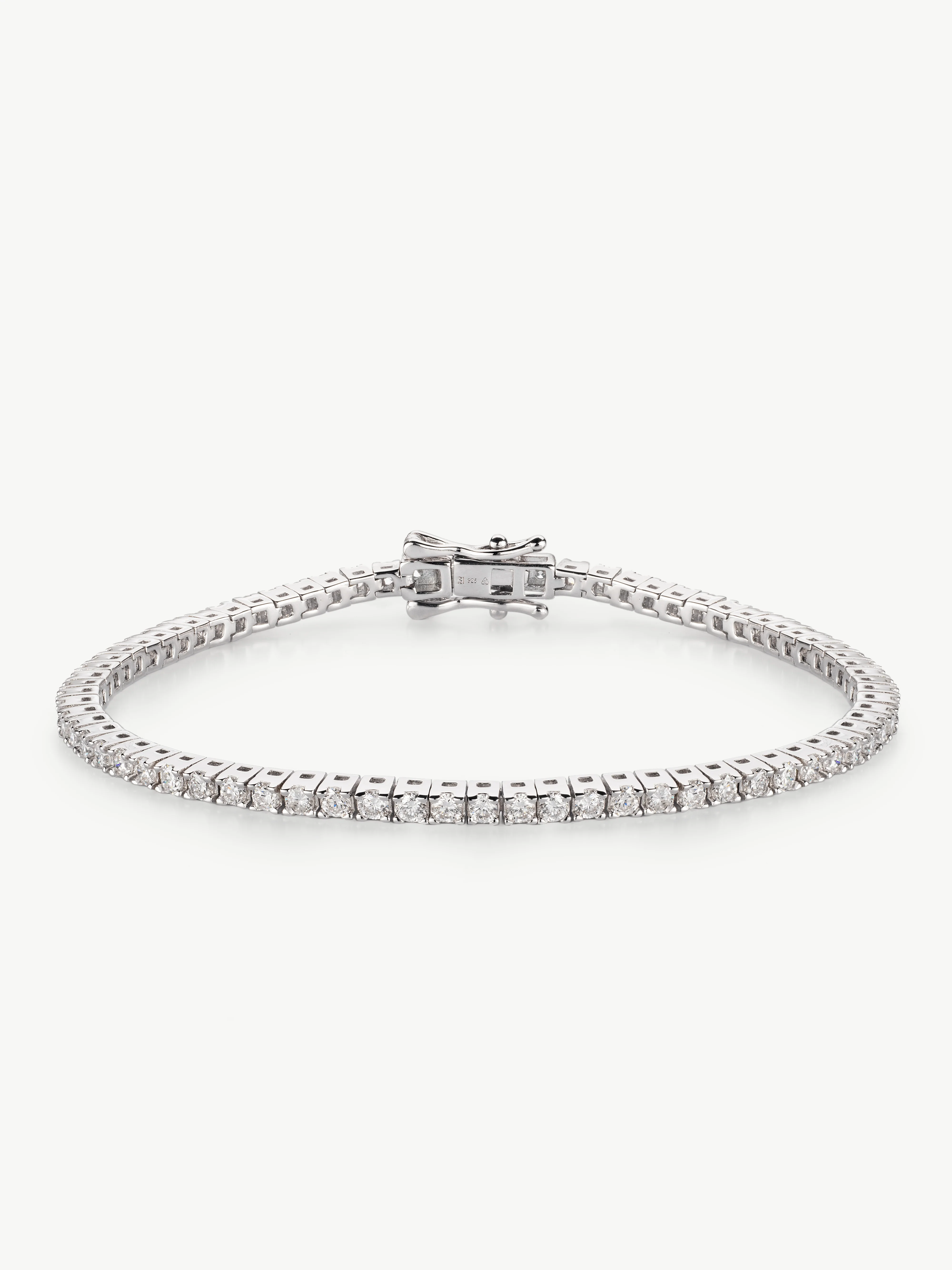 Classic Diamond Tennis Bracelet 2.35ct to 2.52ct - Image 4