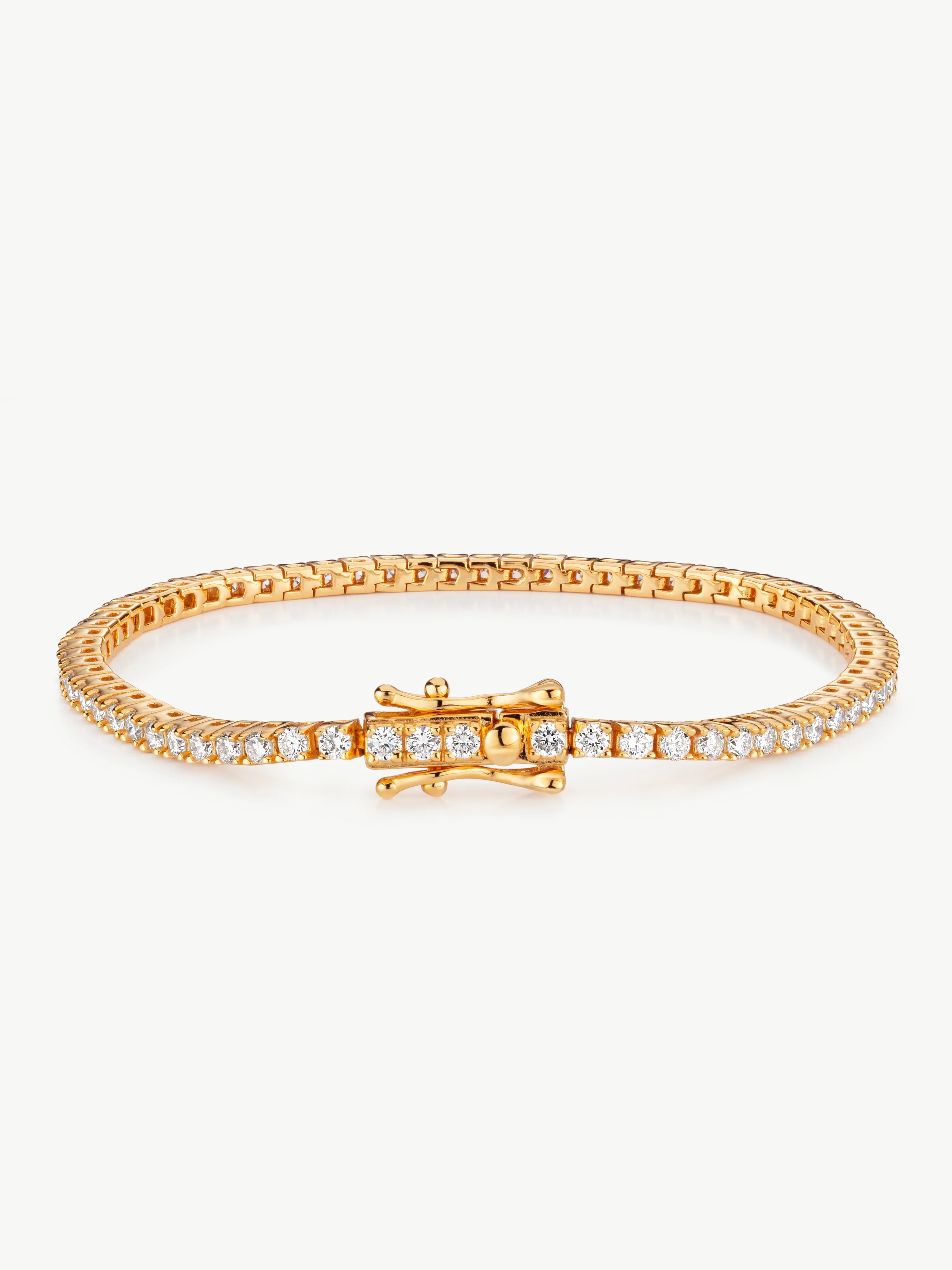 Classic Diamond Tennis Bracelet 2.35ct to 2.52ct - Image 8