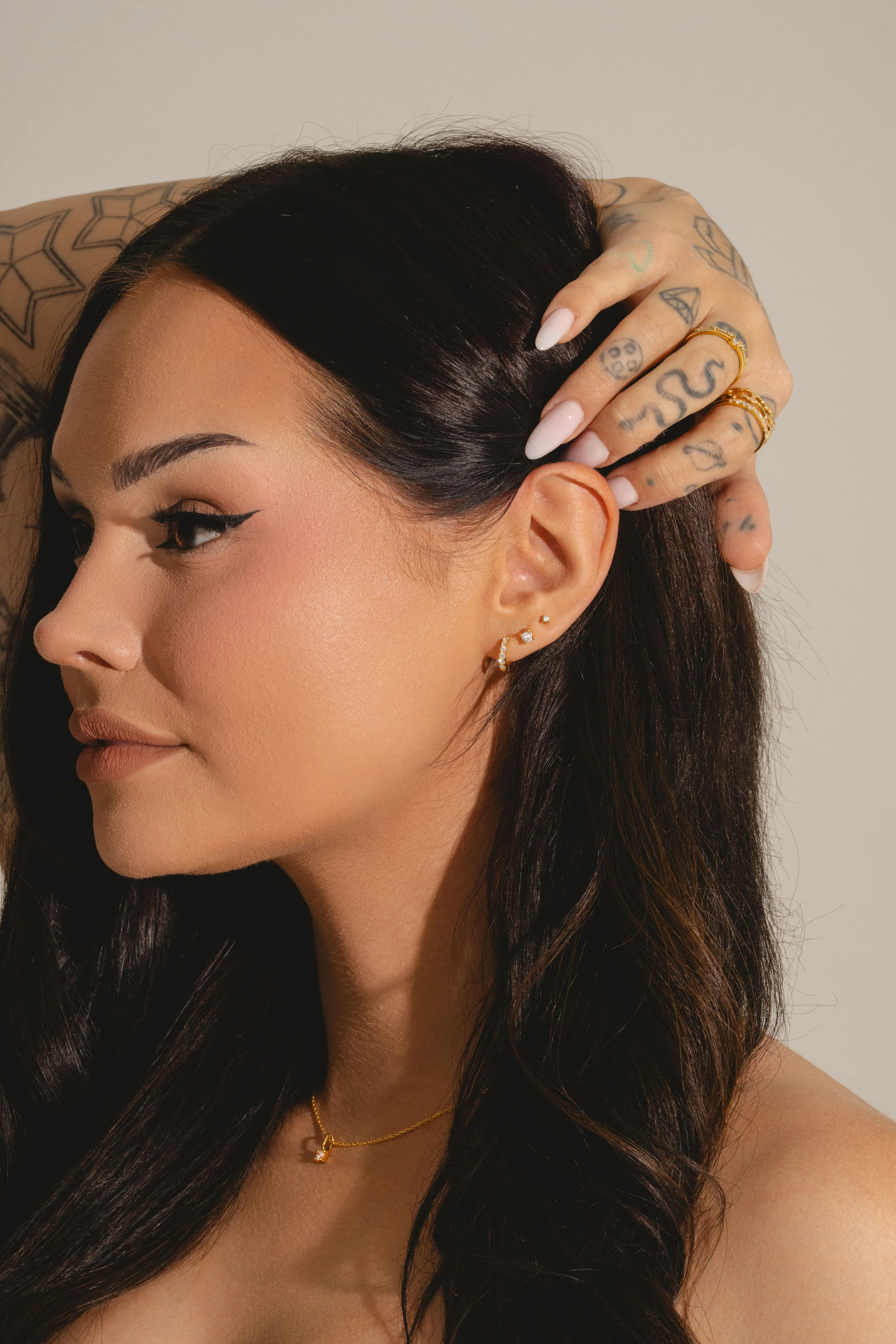 Mini Diamond Studs - Image 10