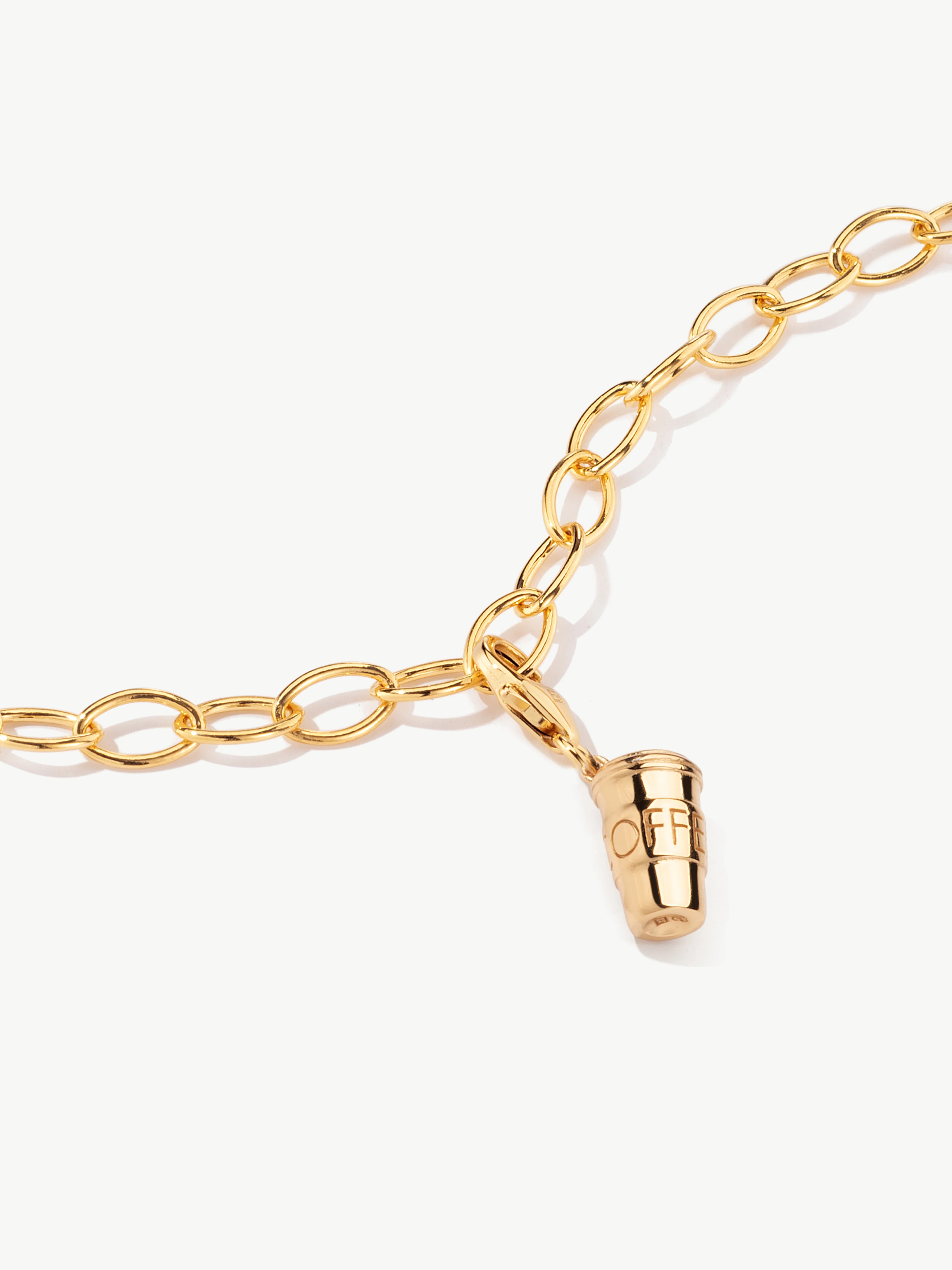 Coffee Cup Bracelet Charm - Image 4