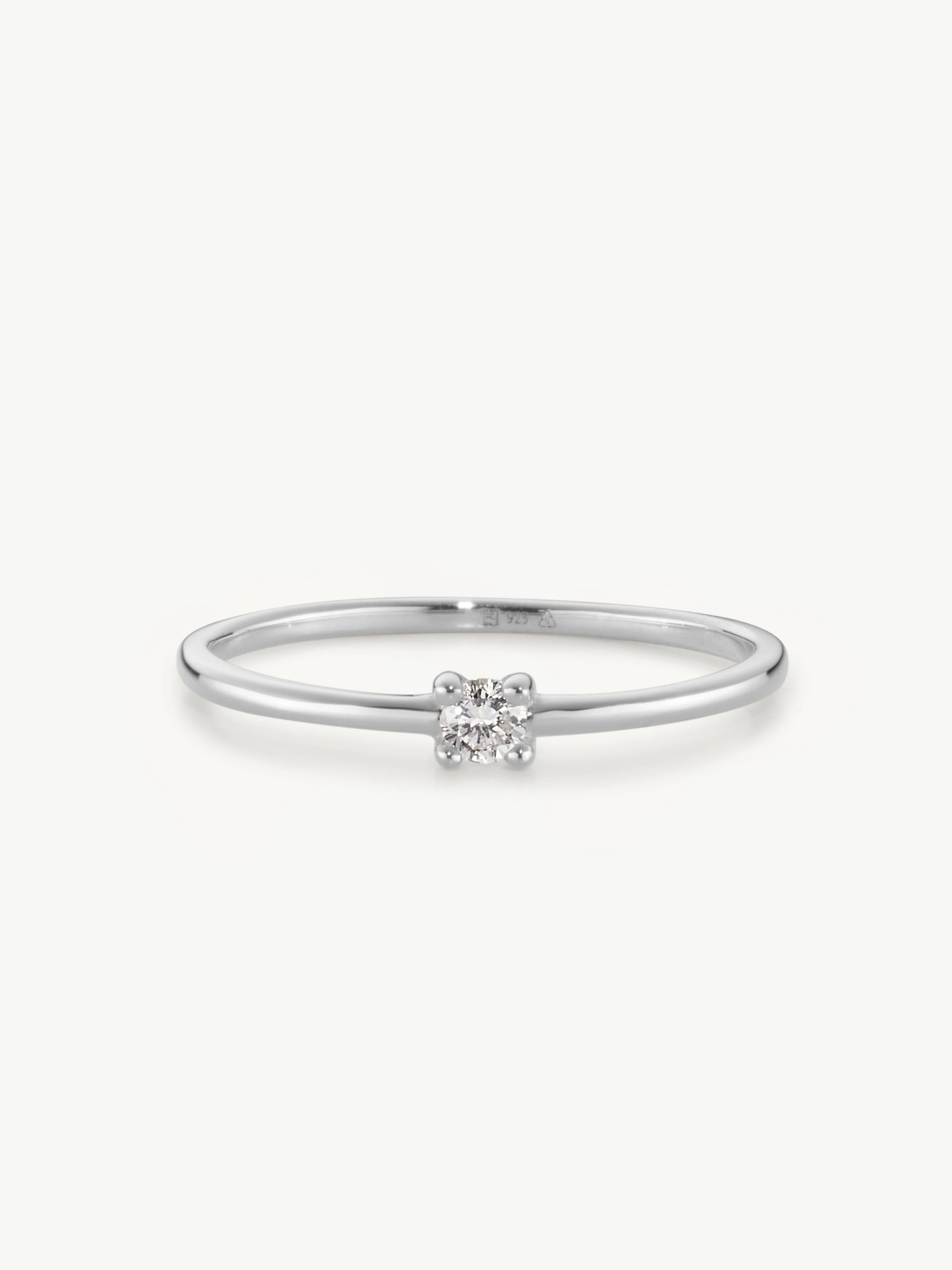 Solitaire Diamond Ring - Image 4