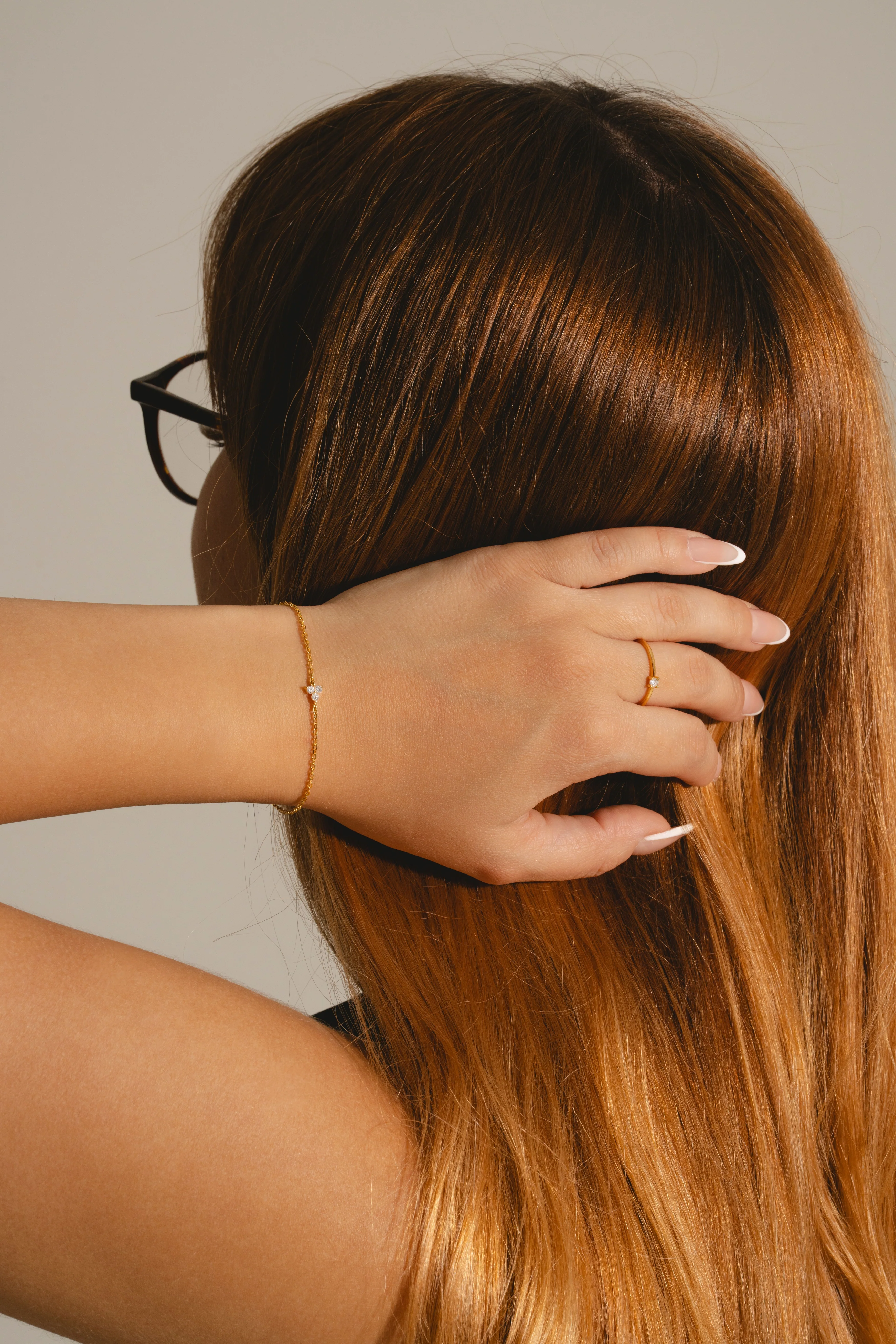 Diamond Trinity Bracelet - Image 10