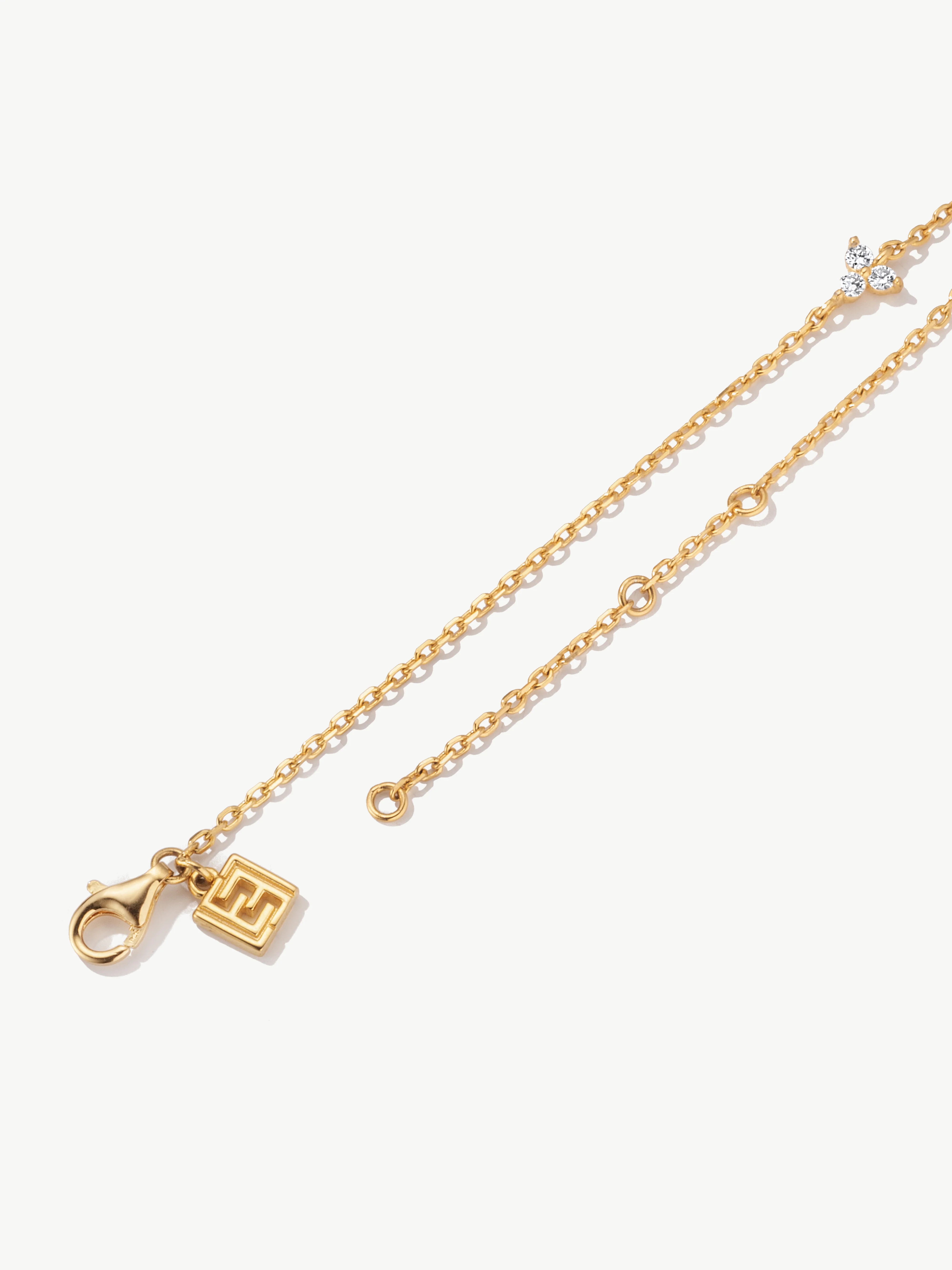 Diamond Trinity Bracelet - Image 6