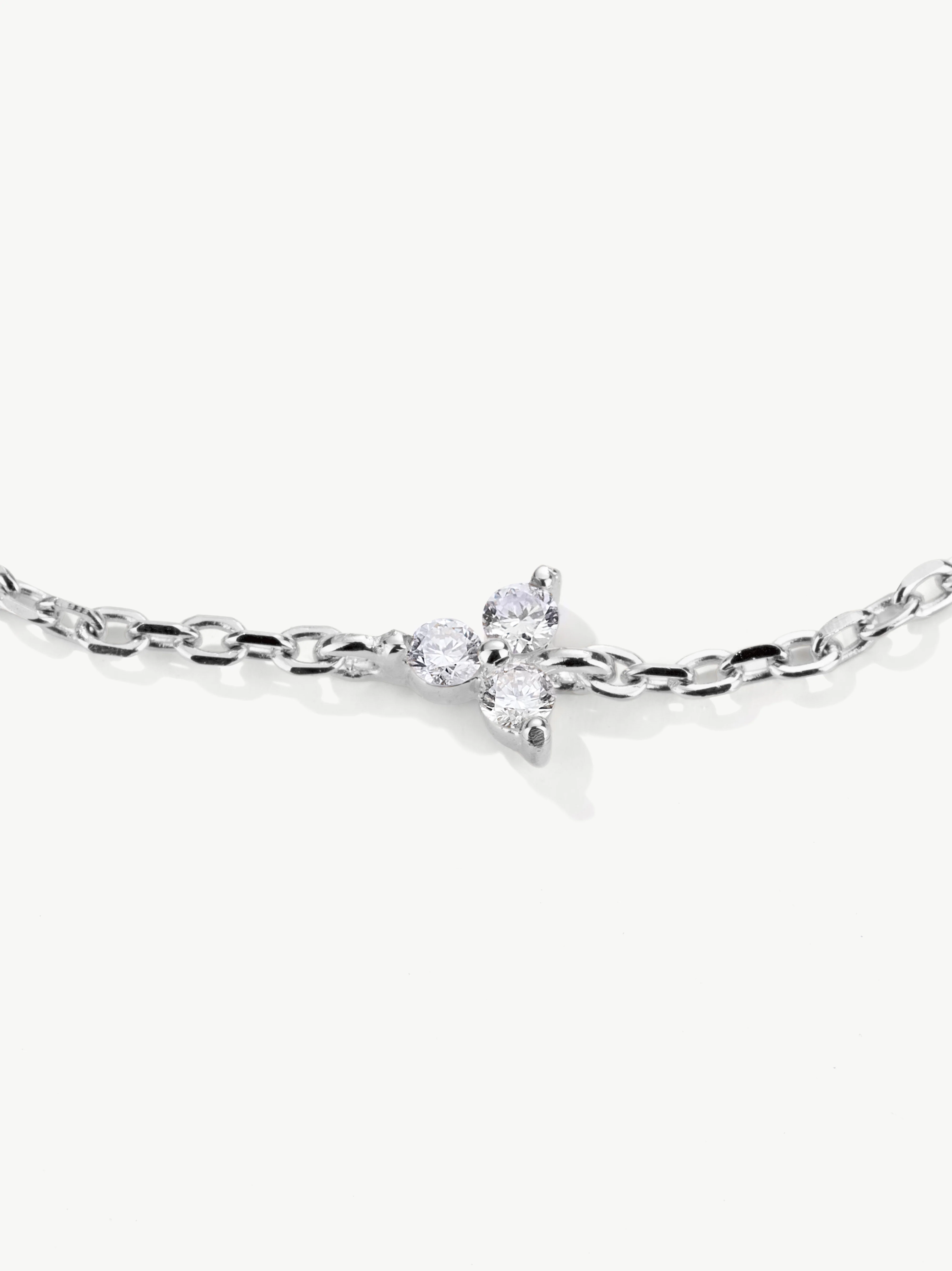 Diamond Trinity Bracelet - Image 8