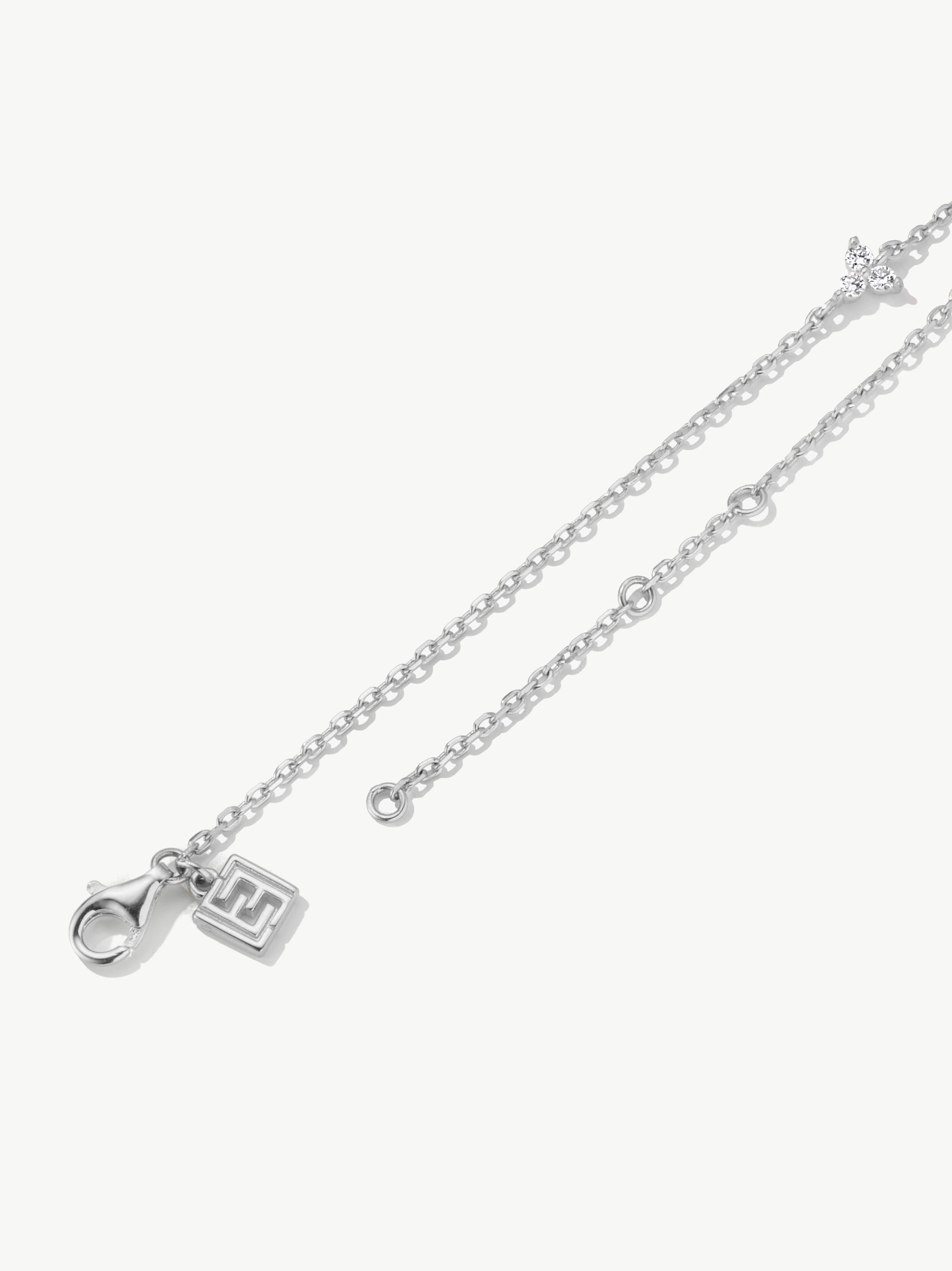 Diamond Trinity Bracelet - Image 9