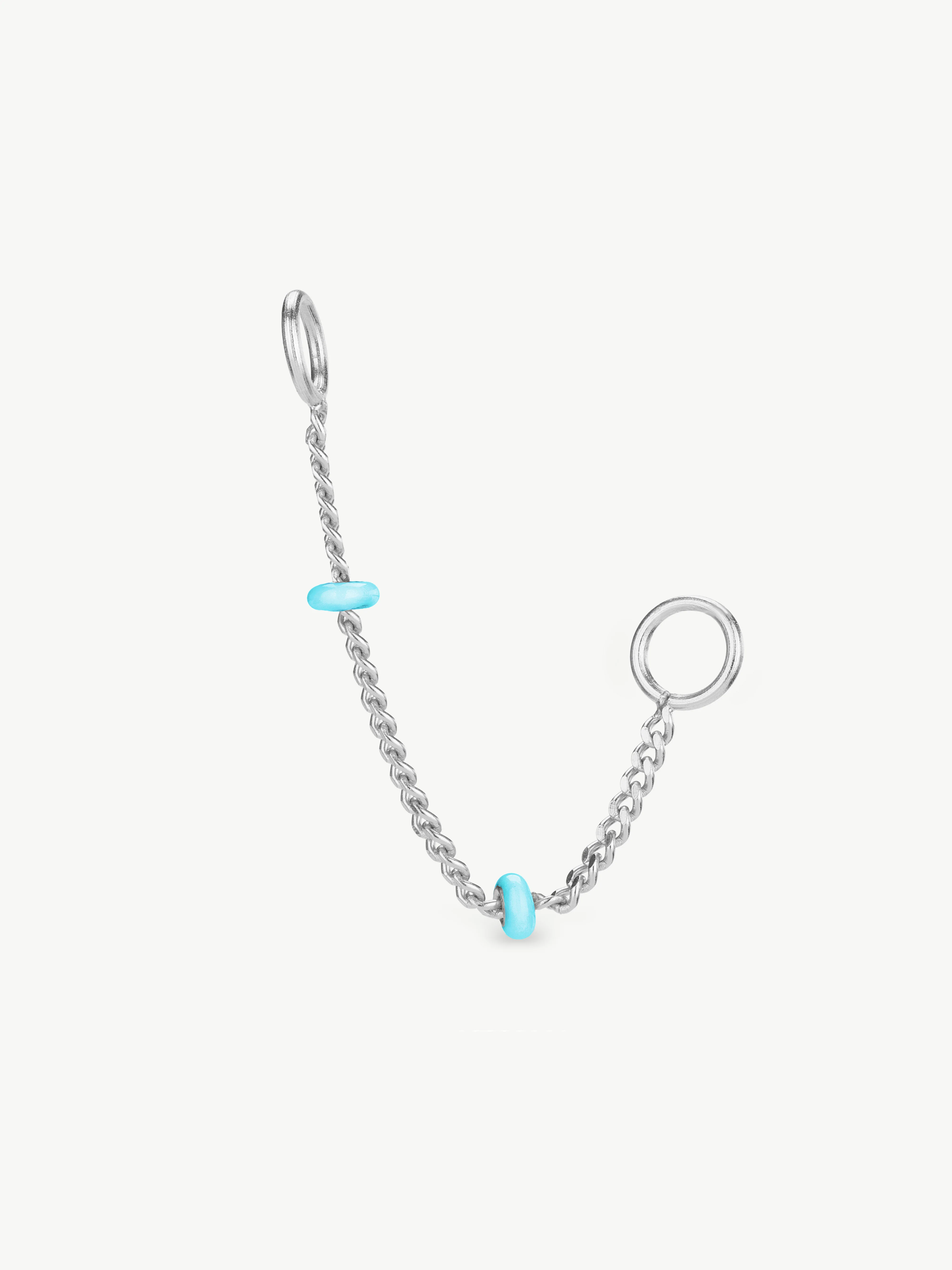Enamel Chain Fusion Earring Connector - Image 4