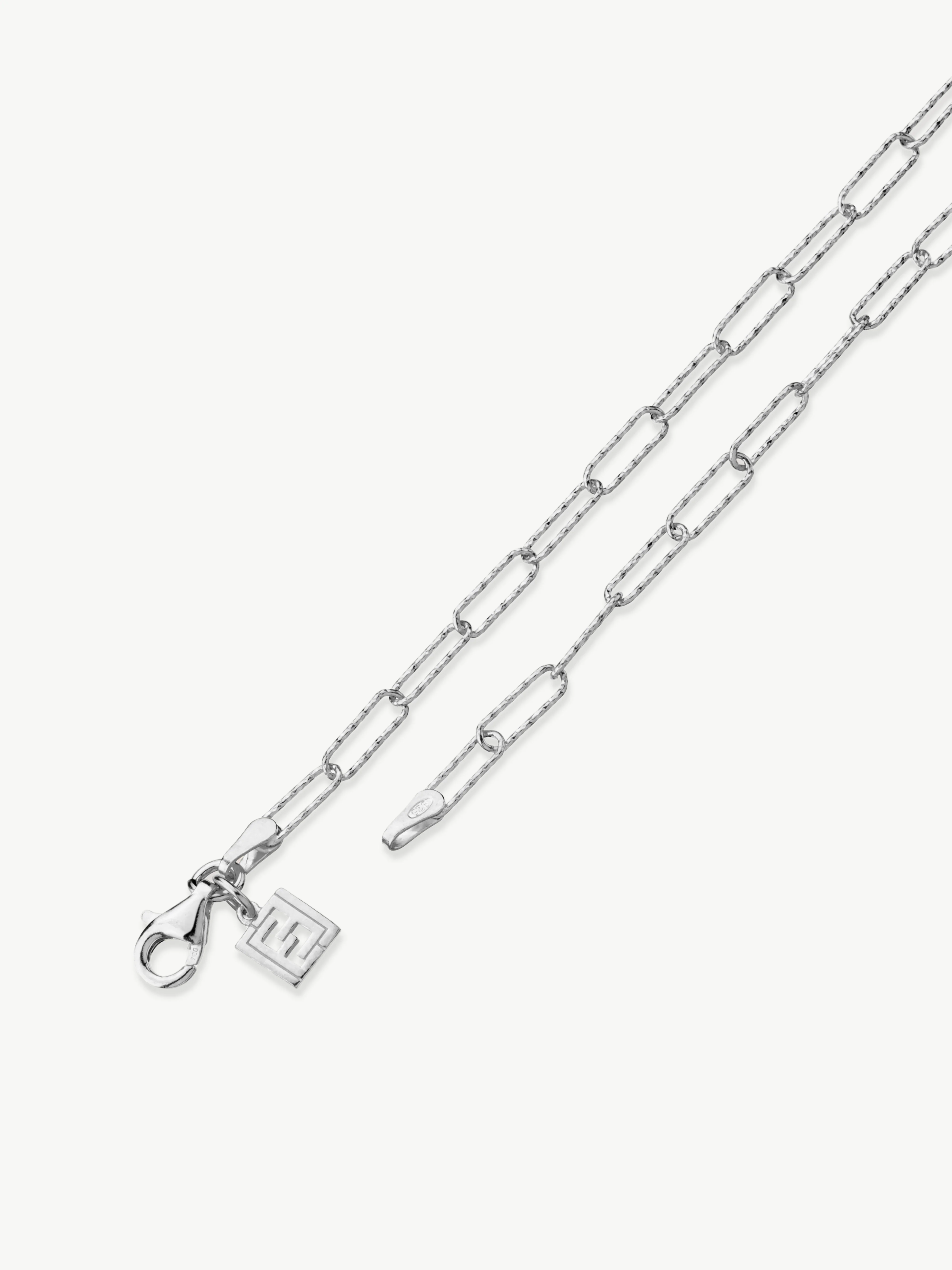 Mini Shimmer Paperclip Anklet - Image 4