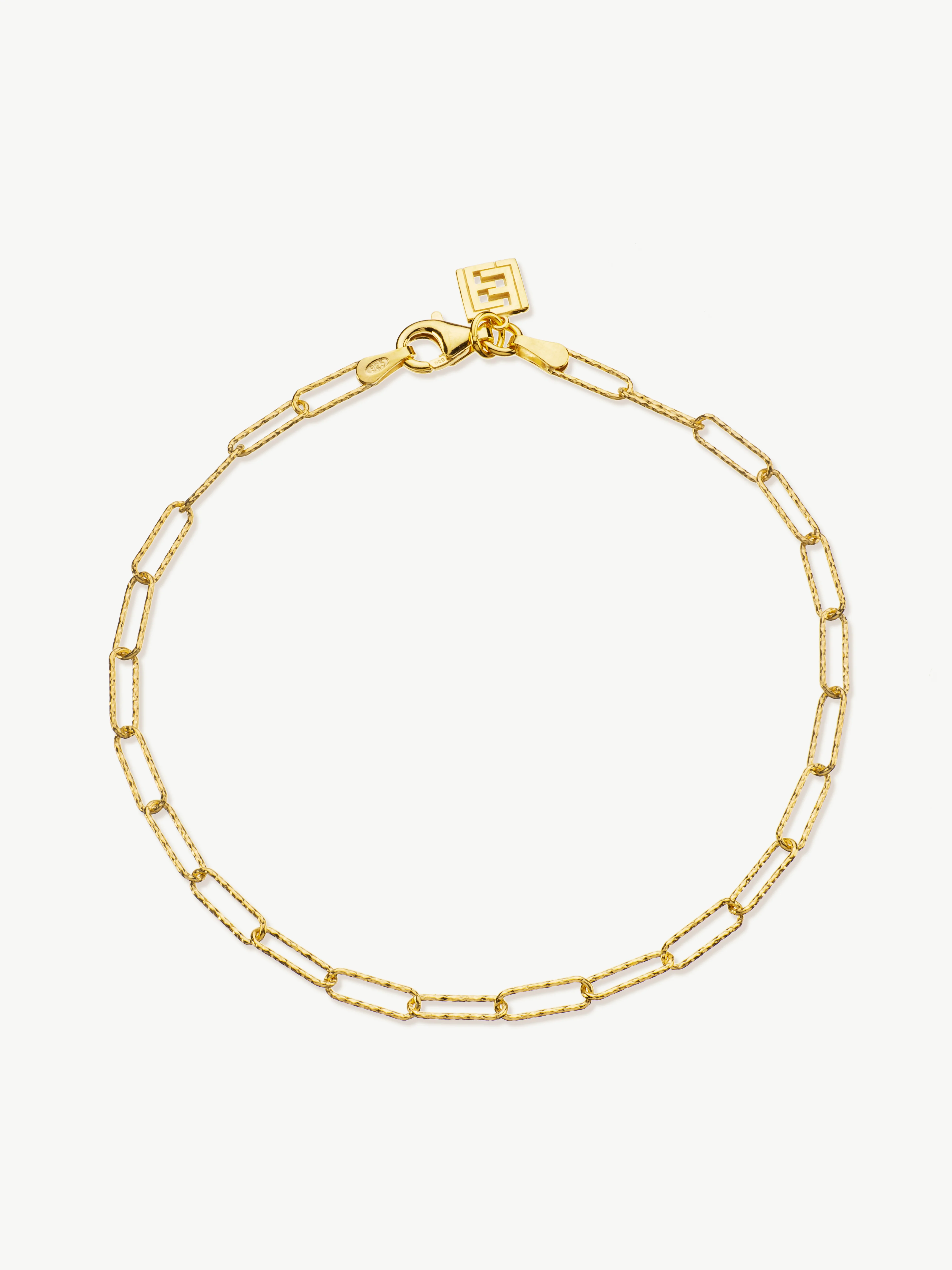 Mini Shimmer Paperclip Anklet - Image 5