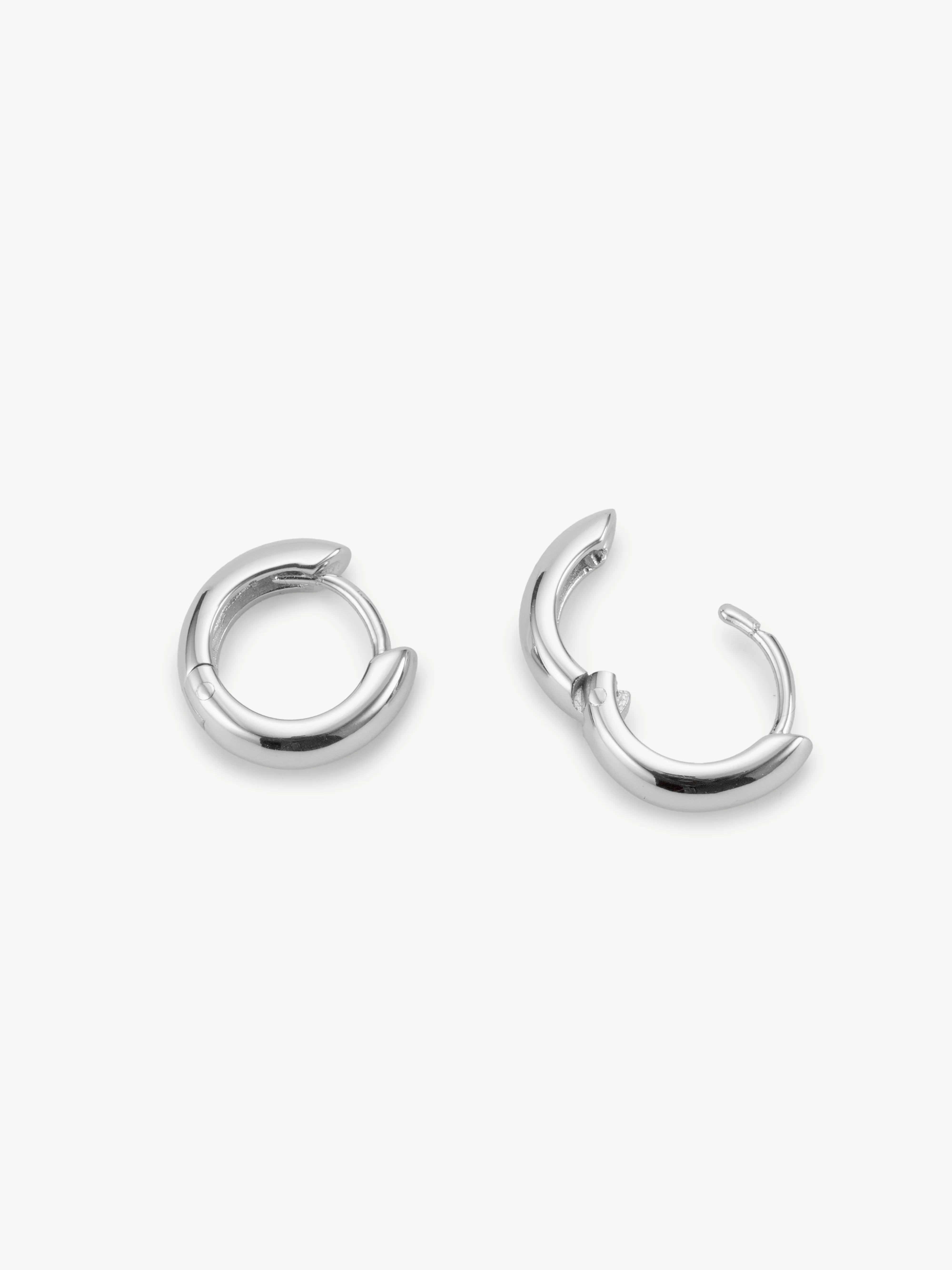 Simple Huggie Hoops - Image 6