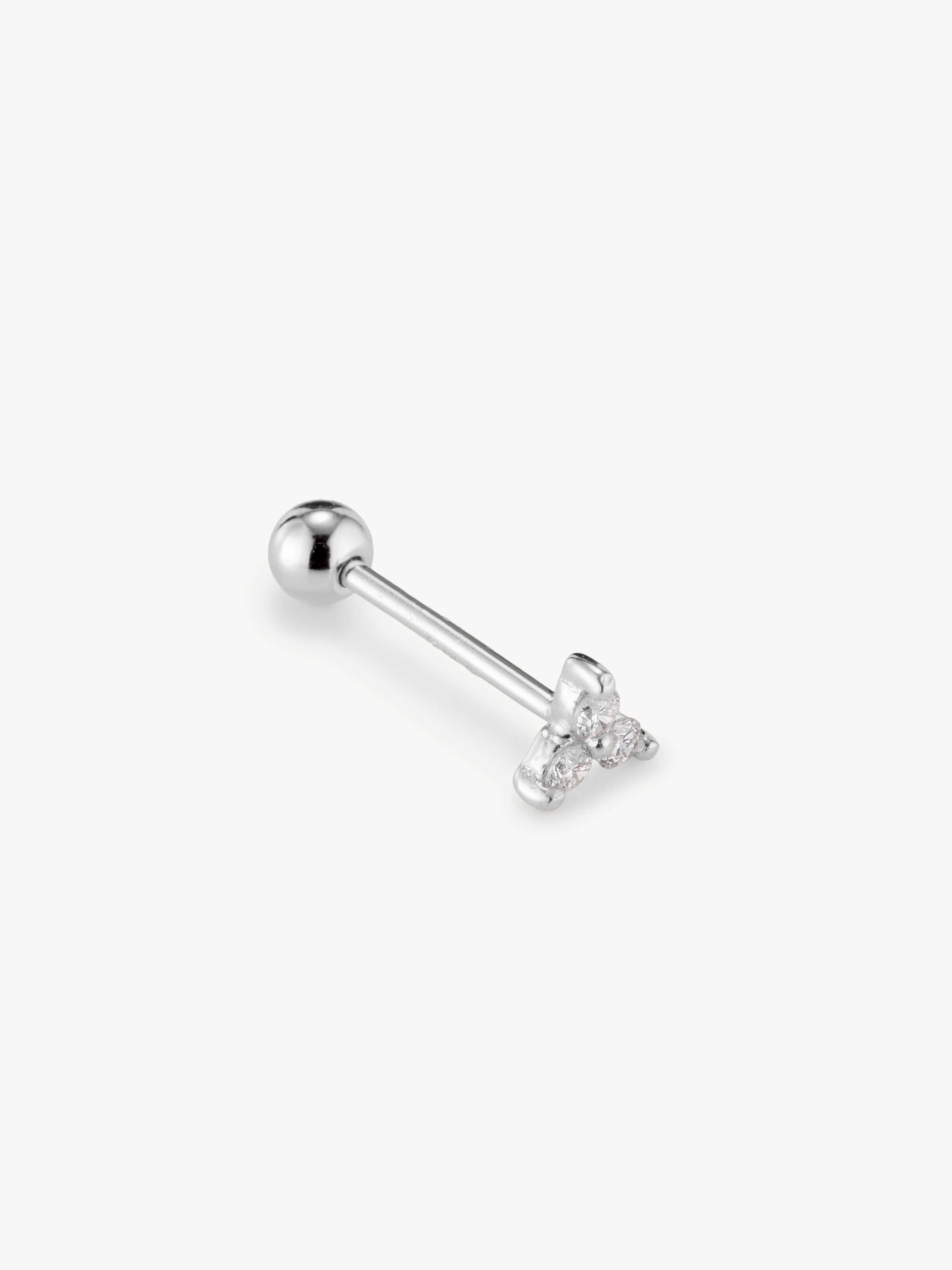 Diamond Trinity Helix Stud - Image 10