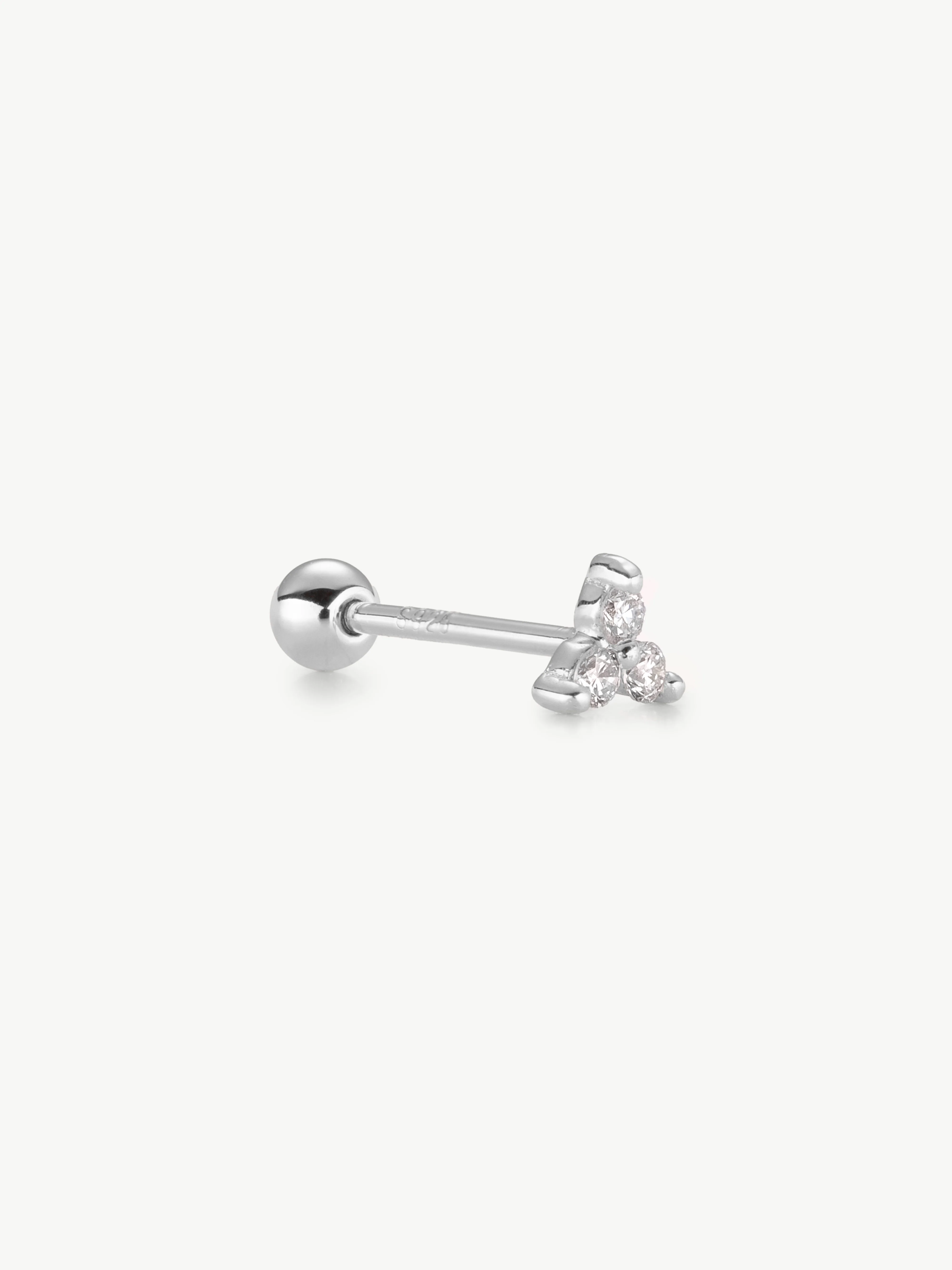 Diamond Trinity Helix Stud - Image 4