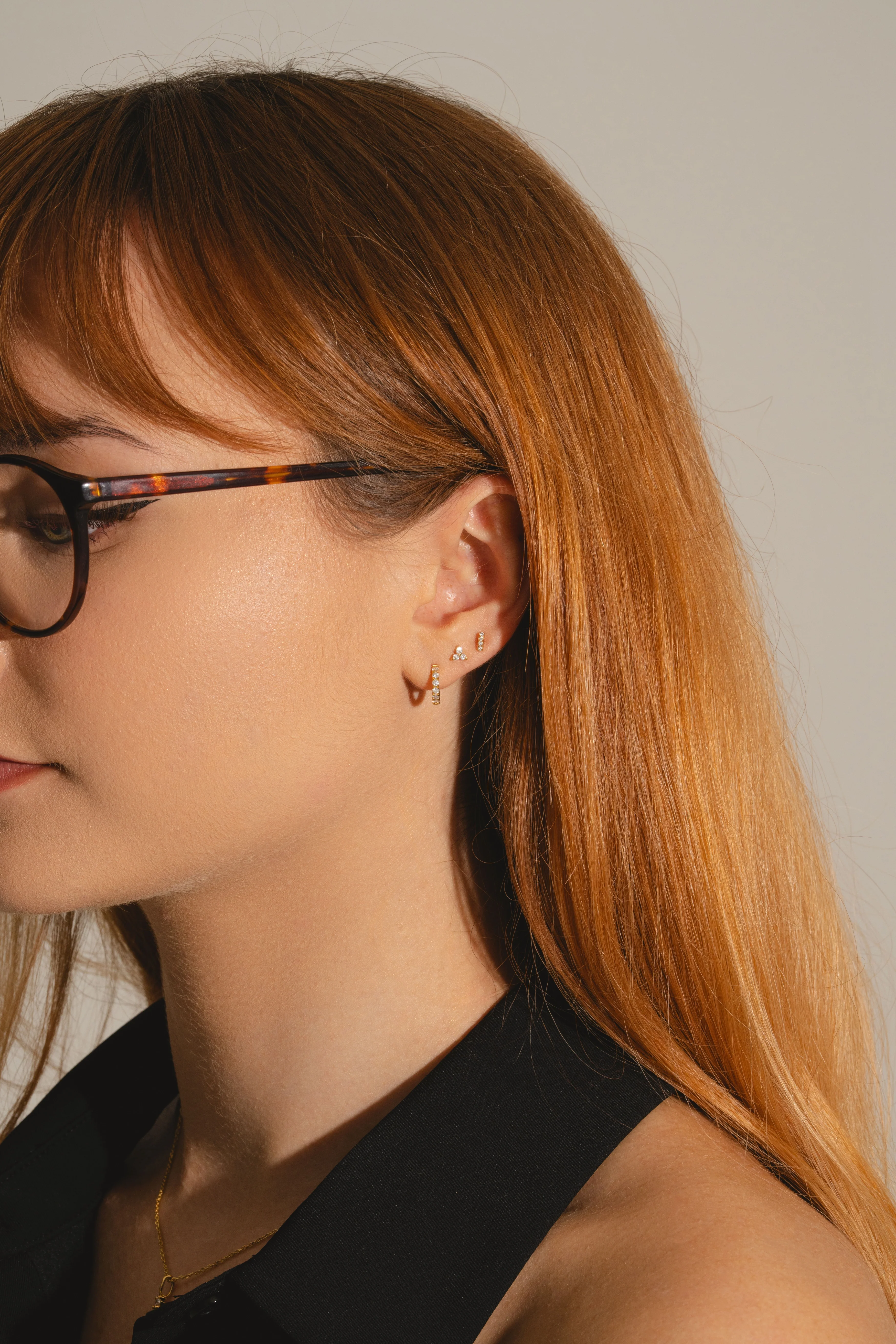 Diamond Trinity Helix Stud - Image 7