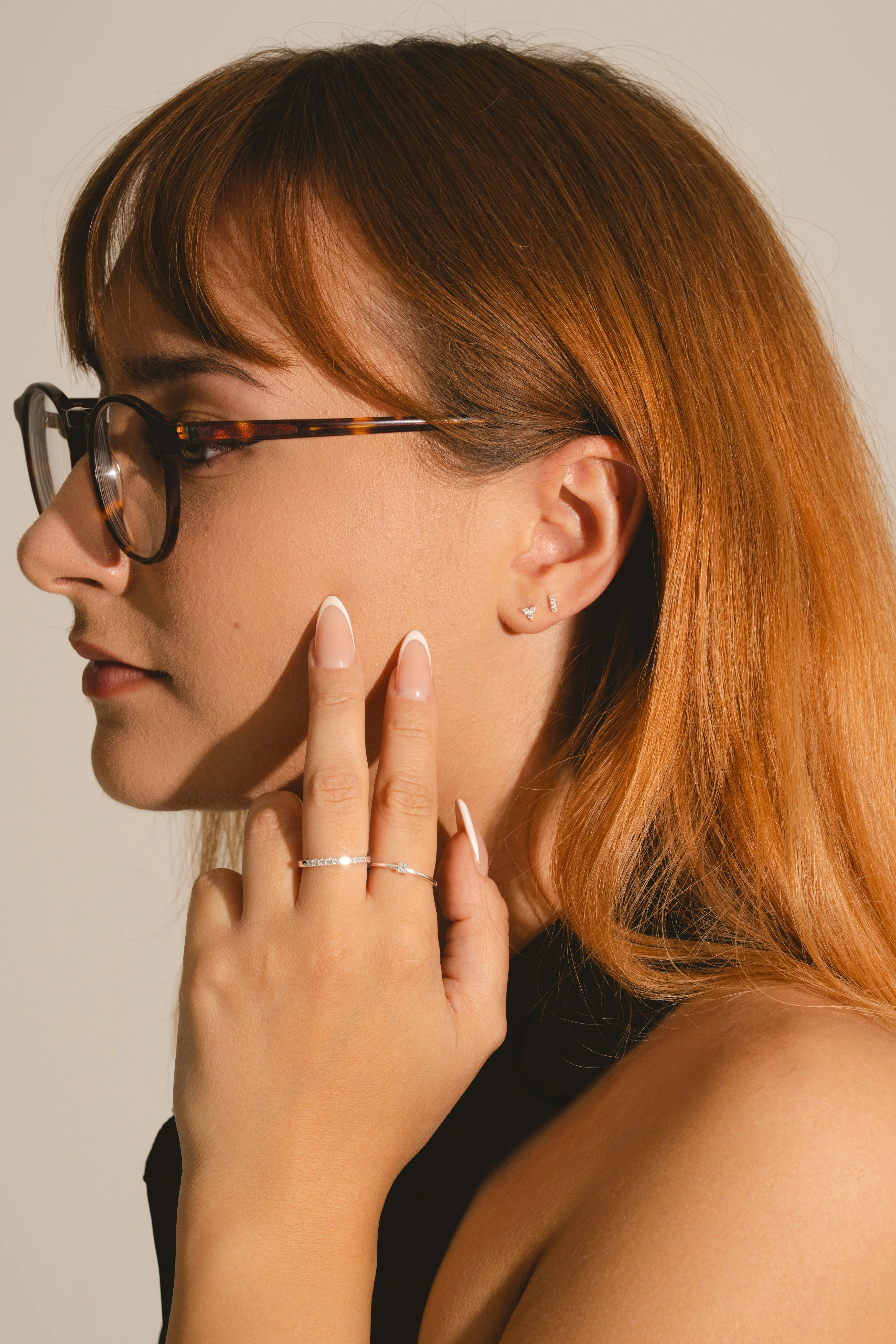 Diamond Trinity Helix Stud - Image 9