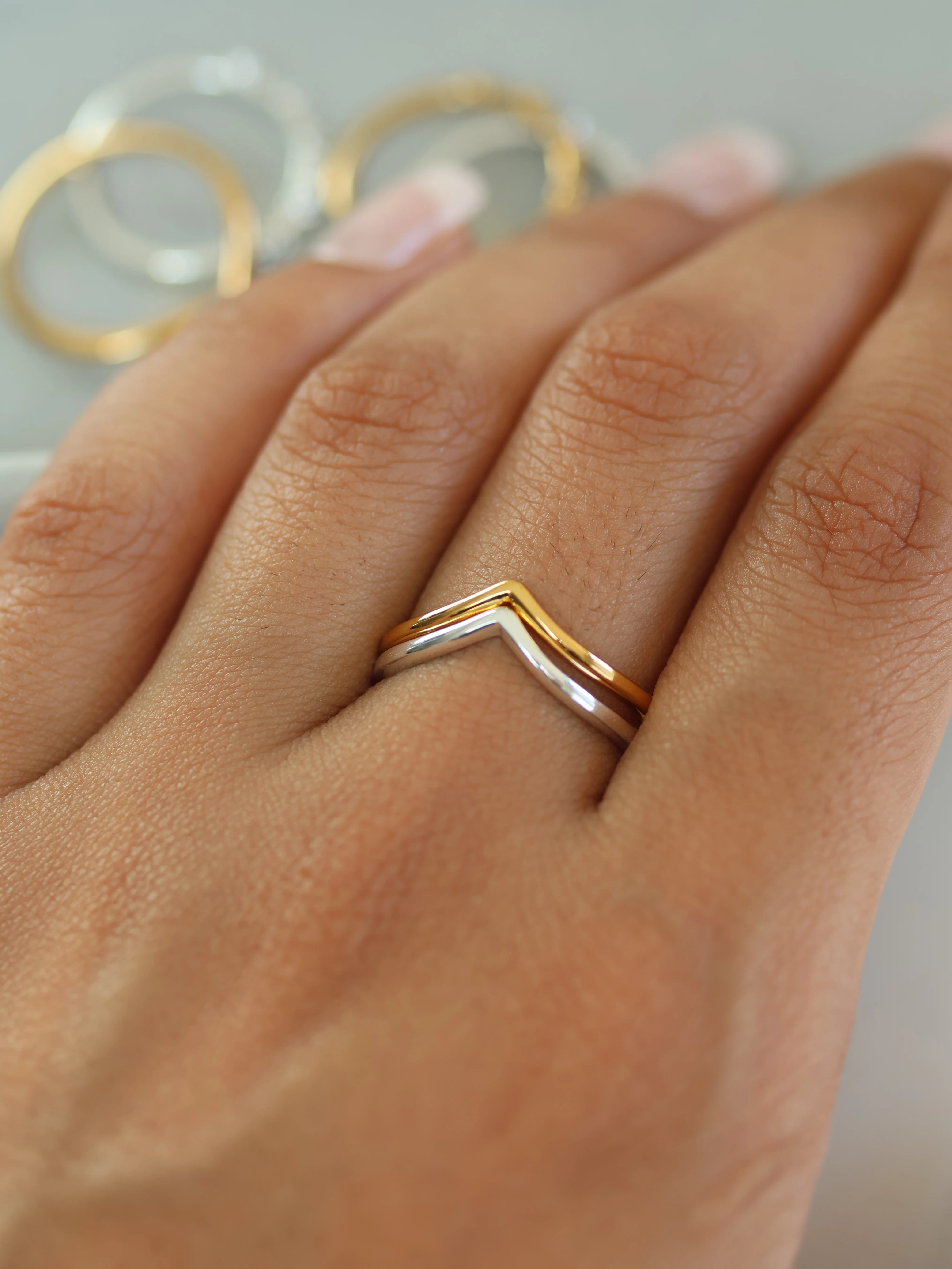 Wishbone Stacker Ring - Image 5
